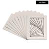 12x18 Mat for 11x14 Photo - Precut White with Black Core Picture Matboard for Frames Measuring 12 x 18 Inches - Bevel Cut Matte to Display Art Measuring 11 x 14 Inches - Acid Free Pack of 100 MATS view 2