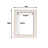 12x18 Mat for 11x14 Photo - Precut White with Black Core Picture Matboard for Frames Measuring 12 x 18 Inches - Bevel Cut Matte to Display Art Measuring 11 x 14 Inches - Acid Free Pack of 100 MATS view 3