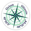 Orion Illinois 2-Inch Vinyl Decal Sticker Latitude Longitude Compass Design view 1