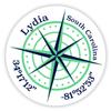 Lydia South Carolina 2-Inch Vinyl Decal Sticker Latitude Longitude Compass Design view 1