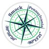 Smock Pennsylvania 2-Inch Vinyl Decal Sticker Latitude Longitude Compass Design view 1