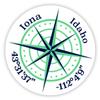 Iona Idaho 2-Inch Vinyl Decal Sticker Latitude Longitude Compass Design view 1