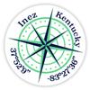 Inez Kentucky 2-Inch Vinyl Decal Sticker Latitude Longitude Compass Design view 1