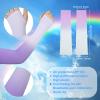 JenPen 6 Pairs UV Sun Protection Arm Sleeves to Cover Arms for Women Compression Sleeves for Men (Elegant Color,M) view 2