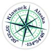 Klawock Alaska 2-Inch Vinyl Decal Sticker Latitude Longitude Compass Design view 1