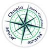 Chapin South Carolina 2-Inch Vinyl Decal Sticker Latitude Longitude Compass Design view 1