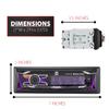 Dual Electronics XRM69RGB | 12 Character LCD Single DIN Car Stereo | RGB Custom Colors | Push to Talk Assistant | Bluetooth Hands Free Calling Music Streaming | AM/FM | USB Playback & Charging view 4