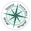 Yaurel Puerto Rico 2-Inch Vinyl Decal Sticker Latitude Longitude Compass Design view 1