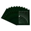 10x12 Mat for 8x10 Photo - Precut Green Suede Picture Matboard for Frames 10 x 12 Inches - Bevel Cut Matte to Display Art 8 x 10 Inches - Acid Free Pack of 25 MATS with Backing Boards & Clear Bags view 3