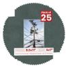 8.5x11 Mat for 5x7 Photo - Precut Dark Grey Suede Picture Matboard for Frames 8.5 x 11 Inches - Bevel Cut to Display Art 5 x 7 Inches - Acid Free Pack of 25 MATS with Backing Boards & Clear Bags view 1