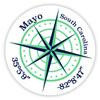 Mayo South Carolina 2-Inch Vinyl Decal Sticker Latitude Longitude Compass Design view 1