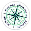 Kramer North Dakota 2-Inch Vinyl Decal Sticker Latitude Longitude Compass Design view 1