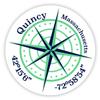 Quincy Massachusetts 2-Inch Vinyl Decal Sticker Latitude Longitude Compass Design view 1
