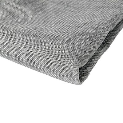 Flushbay Speaker Grill Cloth Linen Single Layer Speaker Fabric Protective Dustproof Mesh Cloth Stereo Fabric Replacement for Home Stage Speakers, Media Cabinet, KTV Box (Grey, 100 * 146cm)