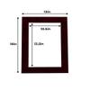 13x19 Mat for 11x14 Photo - Precut Dark Red Suede Picture Matboard for Frames Measuring 13 x 19 Inches - Bevel Cut Matte to Display Art Measuring 11 x 14 Inches - Acid Free Pack of 25 MATS view 4