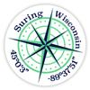 Suring Wisconsin 2-Inch Vinyl Decal Sticker Latitude Longitude Compass Design view 1