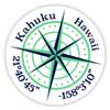 Kahuku Hawaii 2-Inch Vinyl Decal Sticker Latitude Longitude Compass Design view 1