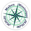 Maben Mississippi 2-Inch Vinyl Decal Sticker Latitude Longitude Compass Design view 1