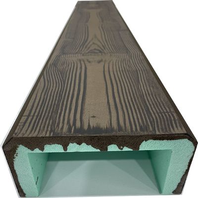 Faux Wood Beam - 48" Long - Wood Look - XPS Foam Material - Easy Installation (4"x8", Walnut)