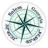 Salem Georgia 2-Inch Vinyl Decal Sticker Latitude Longitude Compass Design view 1