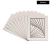 12x16 Mat for 8x10 Photo - Precut White with Black Core Picture Matboard for Frames Measuring 12 x 16 Inches - Bevel Cut Matte to Display Art Measuring 8 x 10 Inches - Acid Free Pack of 25 MATS view 2