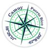 Camuy Puerto Rico 2-Inch Vinyl Decal Sticker Latitude Longitude Compass Design view 1