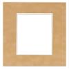 8.5x11 Mat for 5x7 Photo - Precut Beige Suede Picture Matboard for Frames Measuring 8.5 x 11 Inches - Bevel Cut Matte to Display Art 5 x 7 Inches - Acid Free ONE MAT with Backing Board & Clear Bag view 3