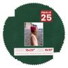 Poster Palooza 16x20 Mat for 8x10 Photo - Precut Green Suede Picture Matboard for Frames Measuring 16 x 20 Inches - Bevel Cut Matte to Display Art Measuring 8 x 10 Inches - Acid Free Pack of 25 MATS view 1