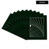 Poster Palooza 16x20 Mat for 8x10 Photo - Precut Green Suede Picture Matboard for Frames Measuring 16 x 20 Inches - Bevel Cut Matte to Display Art Measuring 8 x 10 Inches - Acid Free Pack of 25 MATS view 2