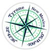 Tyrone New Mexico 2-Inch Vinyl Decal Sticker Latitude Longitude Compass Design view 1