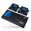 OREI 4K 1x2 HDMI Over ethernet Extender Splitter Over CAT6/7 ethernet Cable 4K@30Hz up to 165 ft - 1 in 2 Out, 1080P@60Hz Upto 230 ft, PoC, IR Control, EDID, HDMI Loop Out (HD12-EX165-K) view 1