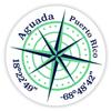 Aguada Puerto Rico 2-Inch Vinyl Decal Sticker Latitude Longitude Compass Design view 1