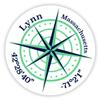 Lynn Massachusetts 2-Inch Vinyl Decal Sticker Latitude Longitude Compass Design view 1