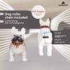 Max Power Bulldog Style Bluetooth Speaker - MD568 - Rechargeable Battery, FM Radio - White - Dog Collar Included view 4
