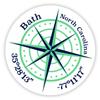 Bath North Carolina 2-Inch Vinyl Decal Sticker Latitude Longitude Compass Design view 1