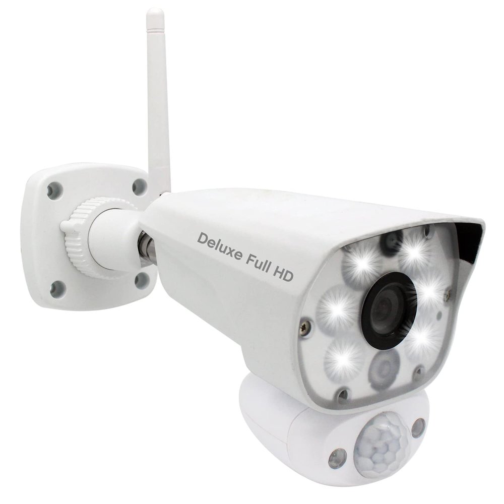 CasaCam GuardainCam Deluxe | AC Powered 1080p Floodlight Camera for VS5802, VS5102A, VS5072 and VS5002 Wireless Security System | Add-on Camera, Weather Proof, Two-Way Audio, Model VC5000L