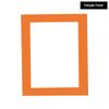 Poster Palooza 10x12 Mat for 8x10 Photo - Precut Orange Picture Matboard for Frames Measuring 10 x 12 Inches - Bevel Cut Matte to Display Art Measuring 8 x 10 Inches - Acid Free ONE MAT view 2