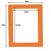 Poster Palooza 10x12 Mat for 8x10 Photo - Precut Orange Picture Matboard for Frames Measuring 10 x 12 Inches - Bevel Cut Matte to Display Art Measuring 8 x 10 Inches - Acid Free ONE MAT view 4