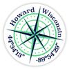 Howard Wisconsin 2-Inch Vinyl Decal Sticker Latitude Longitude Compass Design view 1