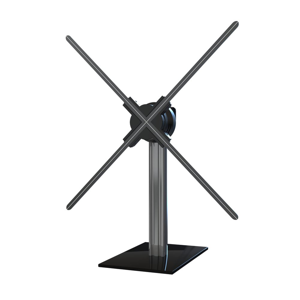 3D HologramFan with Stand, 52cm 3D Hologramfan Projector HD LED ResolutionAdvertising Display with Remote and Bluetooth and WiFi,700 Video Library and for Business,Bar,Halloween Missyou 20.5 Inch
