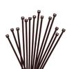 XINGO 1000 PCS 6 inch Brown Zip Ties, 18lb Strength, Small Tie Wraps Self-Locking Nylon Zip Ties for Indoor and Outdoor Use view 1