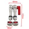 BGNing 7 inch Magic Arm, Adjustable Magic Articulated Arm with 1/4 Screw A-rri Locating Pin for DSLR Camera Cage LCD Monitor DV Monitor LED Light (Silver) view 4