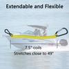 8M0092850 Boat Kill Switch Lanyard Replacement for Mercruiser Marine Boat Emergency Stop Switch Safety Lanyard Cord49 Inch/125 Long -Replace 15920T54 15920A54 (Aluminum Alloy Clip Yellow 1Pcs) view 4