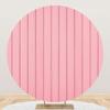 Yeele 6x6ft Pink Wood Board Round Backdrop Rustic Wooden Plank Photography Background Polyester Fabric Circle Backdrop Cover for Bridal Shower Wedding Birthday Party Decorations YouTube Photo Prop view 1