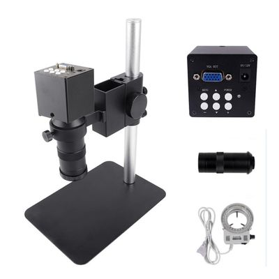 Microscope Accessories Kit Small Base Monocular Microscope 130X C Lens 1080P 38MP Industrial Microscopes Camera Set Microscope Slides (Color : BD5-Set D)