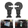 Cafliyun Car Phone Holder Hook Car Seat Back Hooks 360 Rotate Back Set Headrest Magnetic Tablet Holder Stand for Fixing Mobile Phones and Tablets(2Pcs) view 2