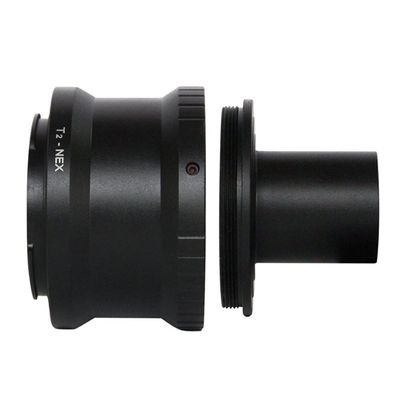 Microscope Kit T2 NEX T Ring Adapter for NEX E Mount Micro Camera Attach Telescope Microscope Lens Adapters (Color : with 0.965 Adapter)