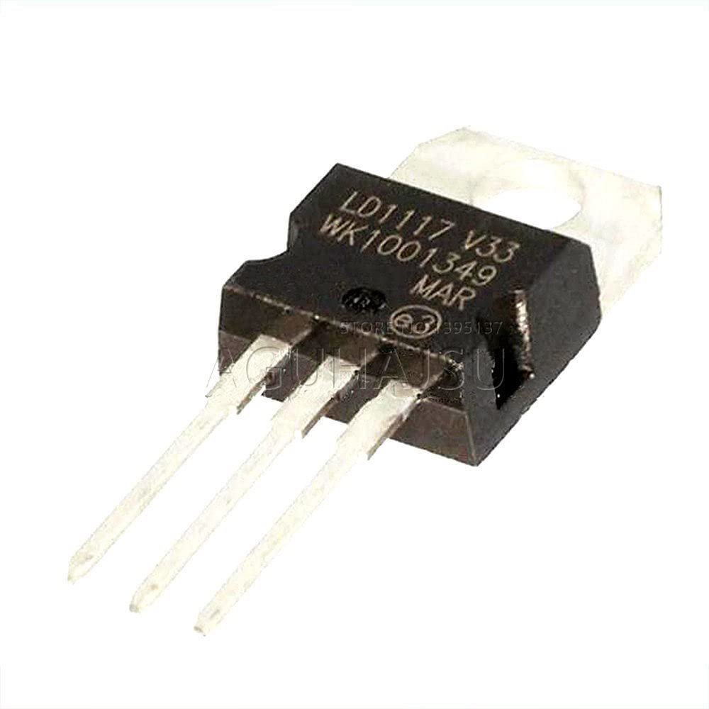 5pcs LD1117V33 TO-220 LD1117 3.3 LD1117AV33 TO220