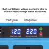 Niczu DC 12V 24V 48V 60V to 220V Modified Sine Wave Inverter 3000W 4000W 5000W Vehicle Home Power Voltage Converter with Double Digital Display Screen,5000W-12V view 3