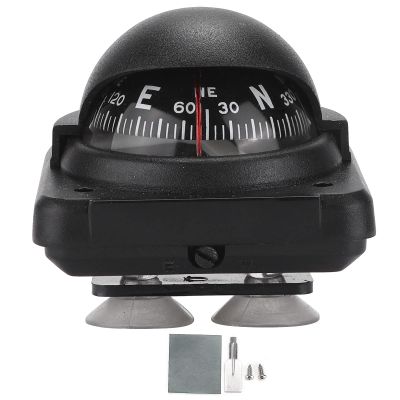 EVGATSAUTO Car, Adjustable Foldable Navigation Direction Pointing Ball Dash Mount for Auto Car Boat RV